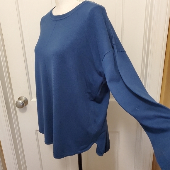Ellen Tracy Slate Blue Knit Pullover Size 1X, classic, casual - Picture 4 of 10